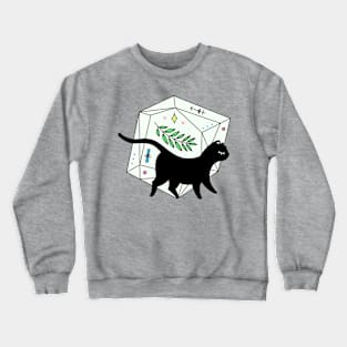 Cosmic Cat Crystal 2 Crewneck Sweatshirt